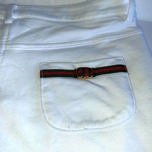 Girls Gucci White Knit Pants